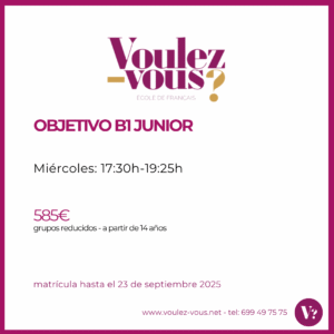 OBJETIVO B1 - Junior