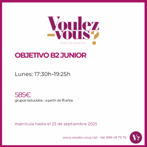 OBJETIVO B2 - Junior