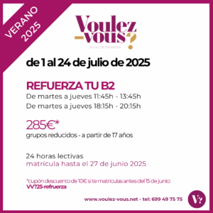 Curso de Francés – Nivel B2