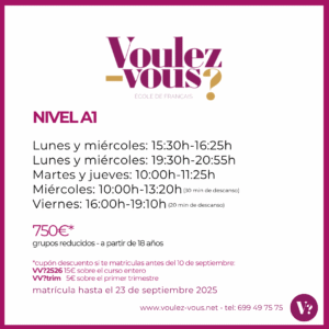 Curso de Francés – Nivel A1