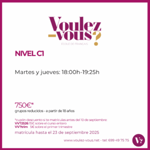 Curso de Francés – Nivel C1