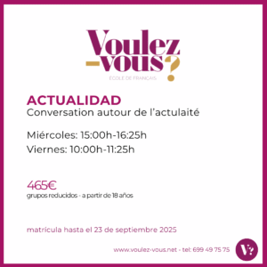 Curso de Francés – Actualidad
