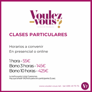 Curso de Francés – Clases Particulares