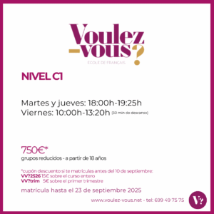 Curso de Francés – Nivel C1